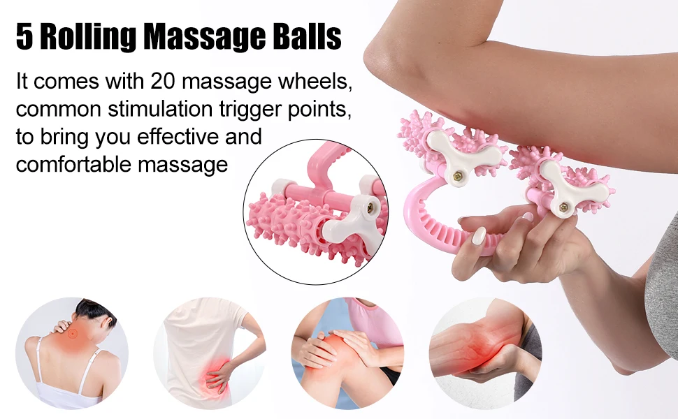 1PCS Muscle Massage Roller Blood-Flow Increaser Fascia&Anti Cellulite Roller Fat Blasting Release Trigger Point Deep Tissue Tool - Image 20