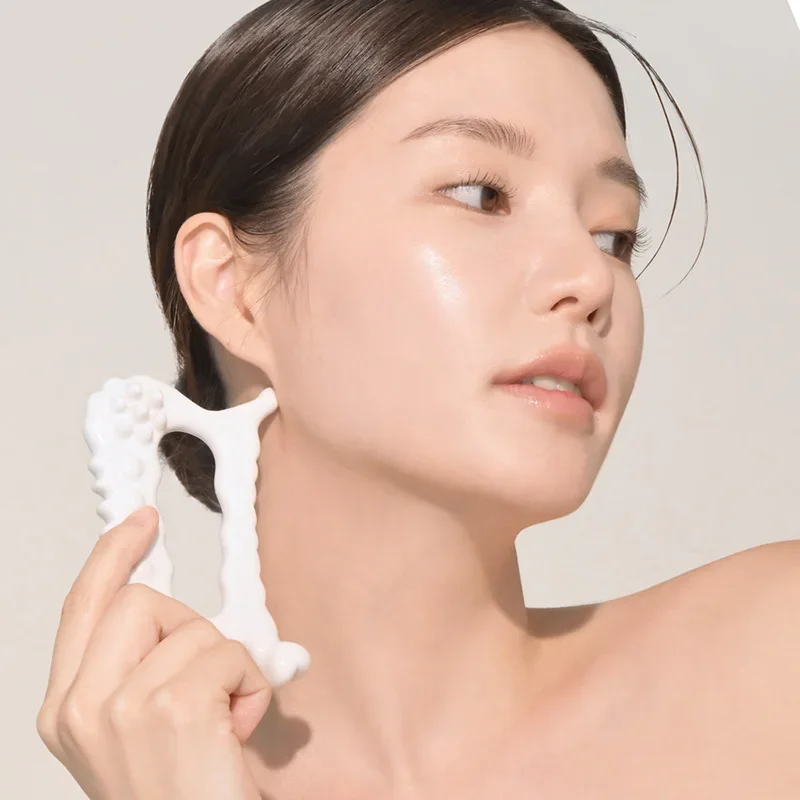 Skin Scraping Gua Sha Ceramic Korea Gouache Scraper Tools Face Massager Face Factory Head Massager - Image 3