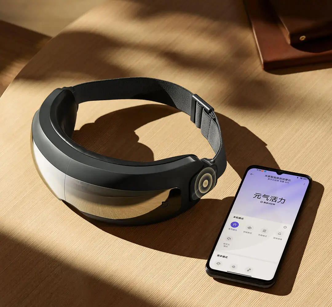 Xiaomi Mijia Smart Eye Massager Hot compress Zone Massage Visual Folding Massage Glasses Custom Eye Health Work With Mi Home APP - Image 24