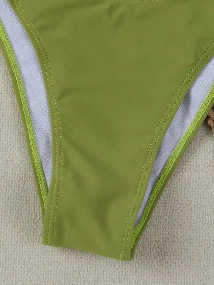 UETEEY 2025 New Summer Swimwear Bikini Set Sexy Solid Strapless Bikini 2 Piece Set Women Split Swimsuit Low Waist Beach Bikini - Image 32