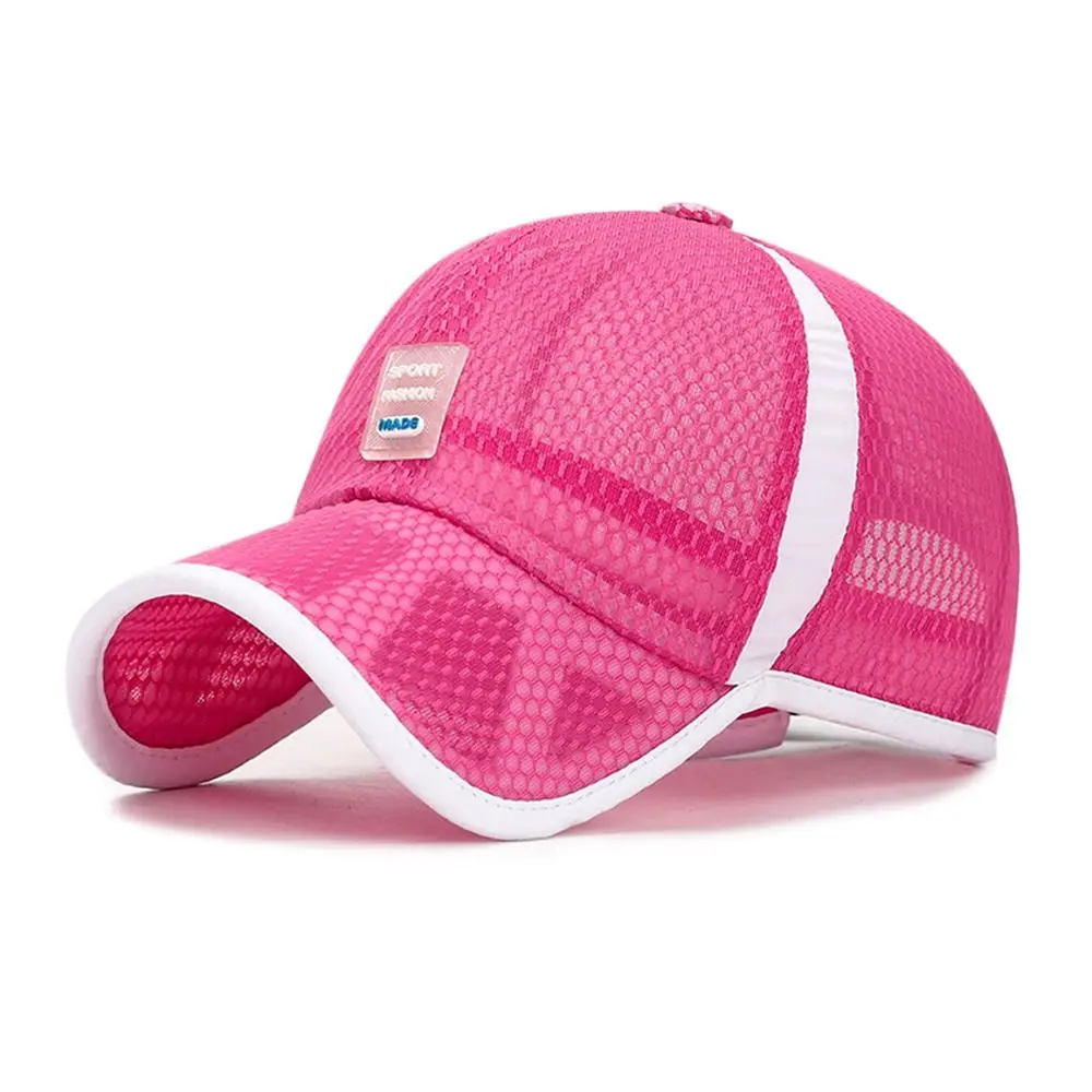 Breathable Fashion Children Boys Girls Full Mesh Hats Baseball Cap Sun Protection Caps Summer Sunscreen Hats - Image 12