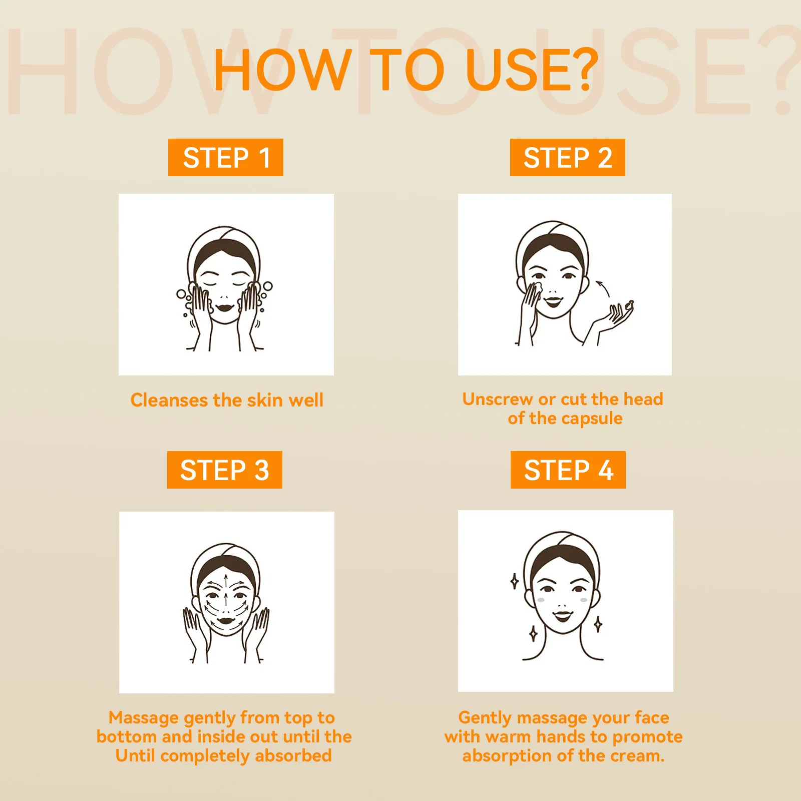 Vitamin C Facial Capsule Serum Moisturizing Anti Aging Wrinkle Removal Dark Spots Repair Acne Skin Rejuvenation Essence Capsules - Image 5