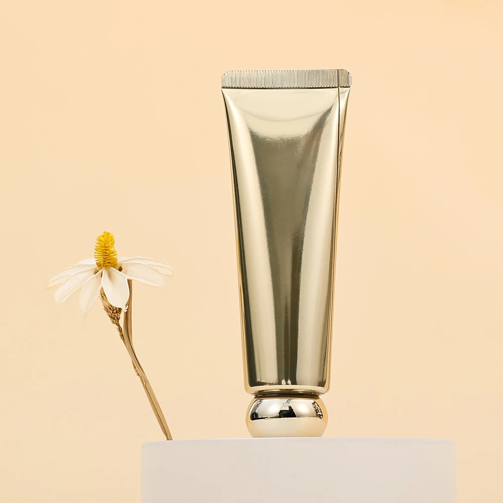 3pcs Gold 50ml Empty Refillable Plastic Soft Tubes Squeezable Bottle Packing Cosmetic For Facial Cleaner Lotion Hand Cream - Image 5