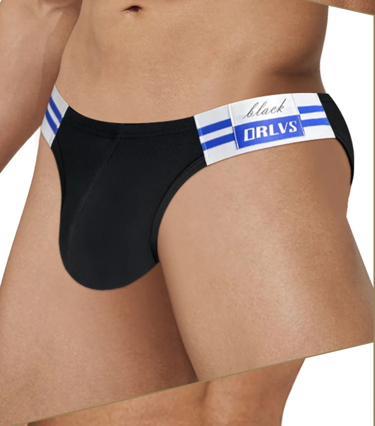 1/2/3/4 PCS Summer Hot Item Men's Briefs High Fork Triangle Pants Cotton Fabric Bikini Sea Blue Striped Elastic Band Underwear - Image 45