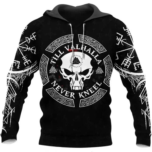 2023 New Autumn Men's Hoodie Wolf Print 3D Sweatshirts Urban Trendy All-Match Oversized Tops Poleron Hooded Clothes Men Clothing - Image 25