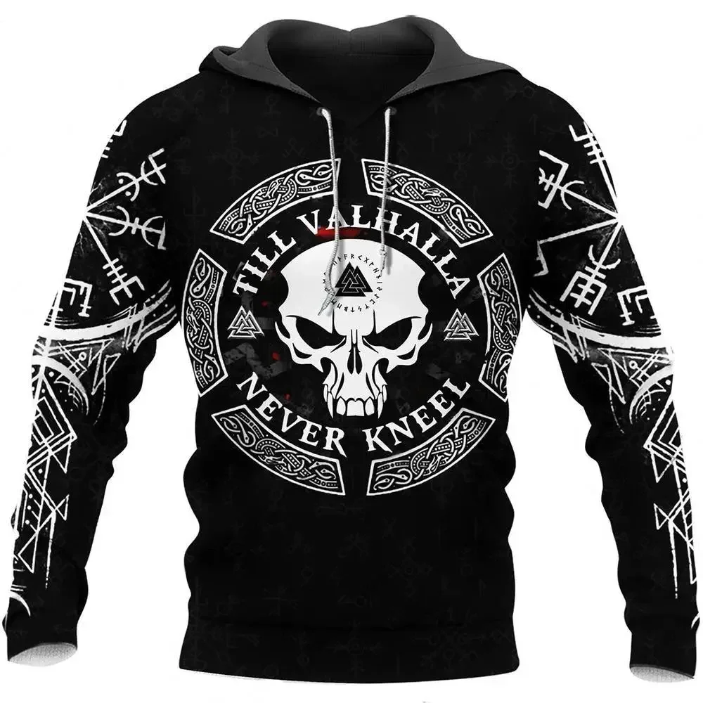 2023 New Autumn Men's Hoodie Wolf Print 3D Sweatshirts Urban Trendy All-Match Oversized Tops Poleron Hooded Clothes Men Clothing - Image 25