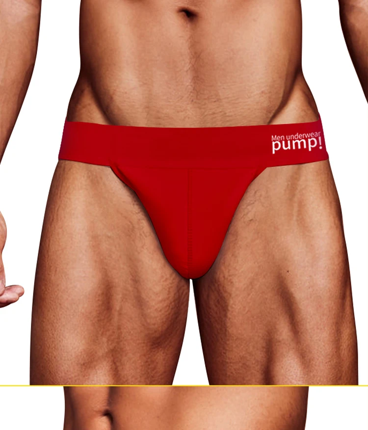 1/2/3/4 PCS Men Underwear Stripes Independent U-shaped Gay Men's Jockstrap Bikini Slip Tanga String Thong Breathable Cotton - Image 43