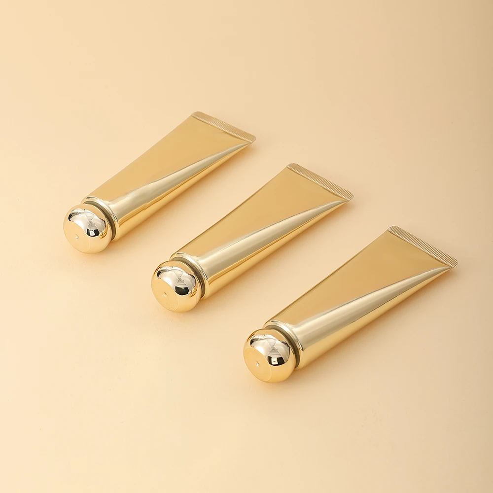 3pcs Gold 50ml Empty Refillable Plastic Soft Tubes Squeezable Bottle Packing Cosmetic For Facial Cleaner Lotion Hand Cream - Image 4