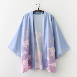 Japanese Traditional Clothing Summer New Women's Sun Protection Cardigan Mori Women's Fashion Print Soft And Comfortable