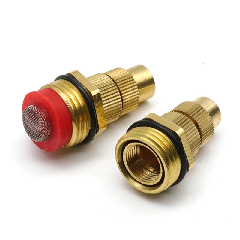 1/2  4 Point  Adjustable Brass Atomizing Sprayer Lawn Garden Sprinkler Heads Cooling Fogging Misting Nozzles Garden Sprinklers - Image 4