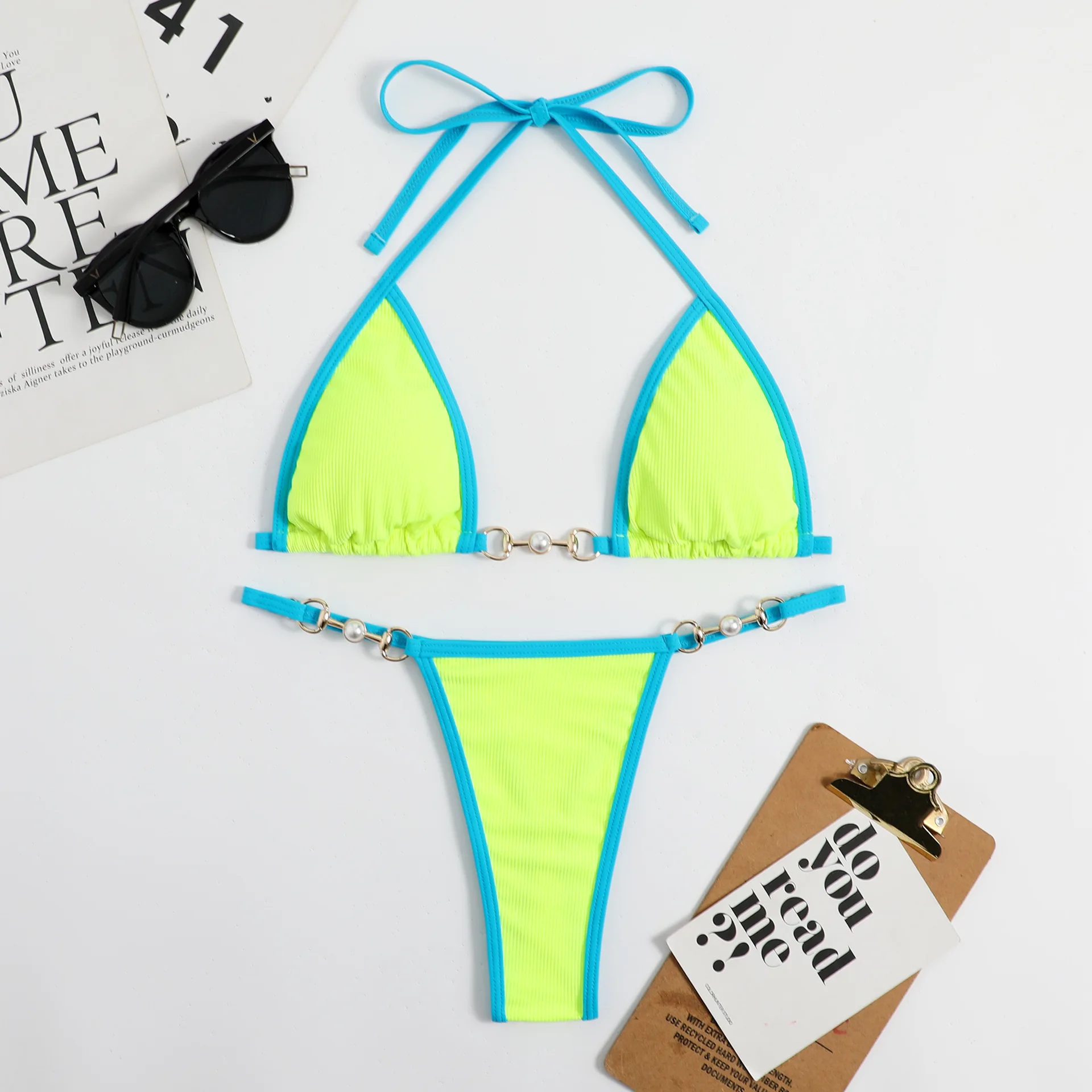sexy string micro mini bikinis set high waist swimsuit thong swimsuit Swimwear Biquini conjunto de bikini tankini beachwear - Image 9