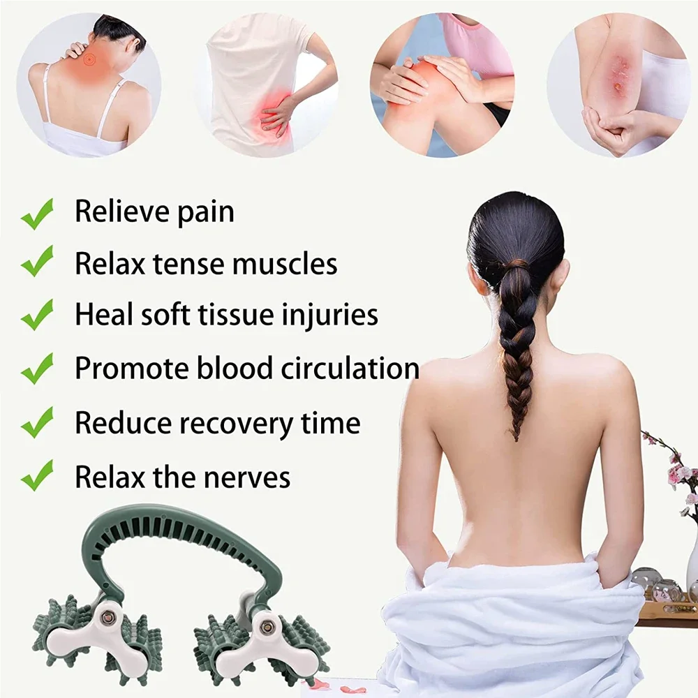 1PCS Muscle Massage Roller Blood-Flow Increaser Fascia&Anti Cellulite Roller Fat Blasting Release Trigger Point Deep Tissue Tool - Image 6