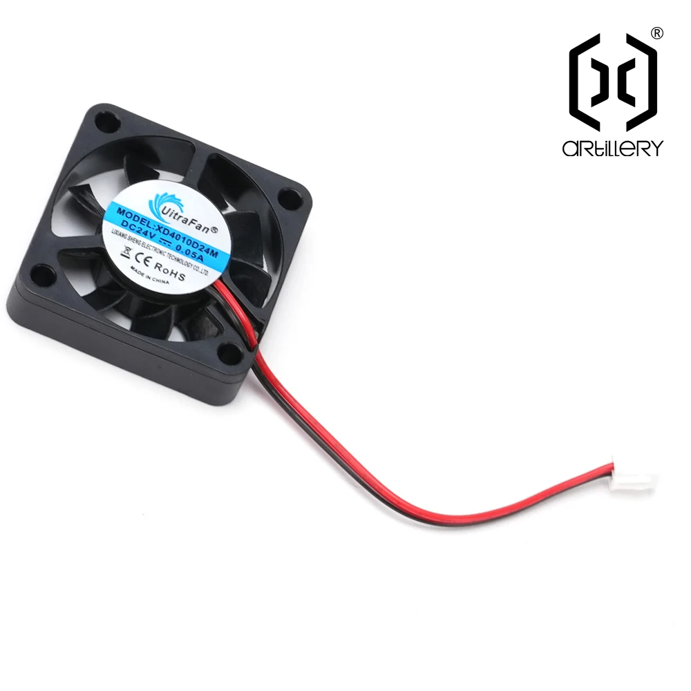 Artillery SW-X2/Genius Pro3D Printer Extruder Heating Block Heat Dissipation Cooling Fan 24V 4010 Radiator XD4010D24M Spare Part - Image 5