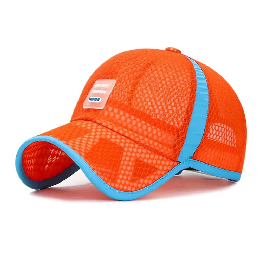Breathable Fashion Children Boys Girls Full Mesh Hats Baseball Cap Sun Protection Caps Summer Sunscreen Hats - Image 7
