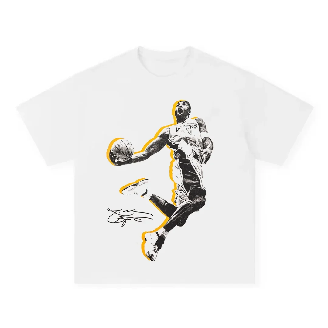 Summer Cotton T-shirts Streetwear Basketball Kobe Bryant Graphics Printed Loose Oversized Women Tees Tops Men T Shirt Unisex - Image 6