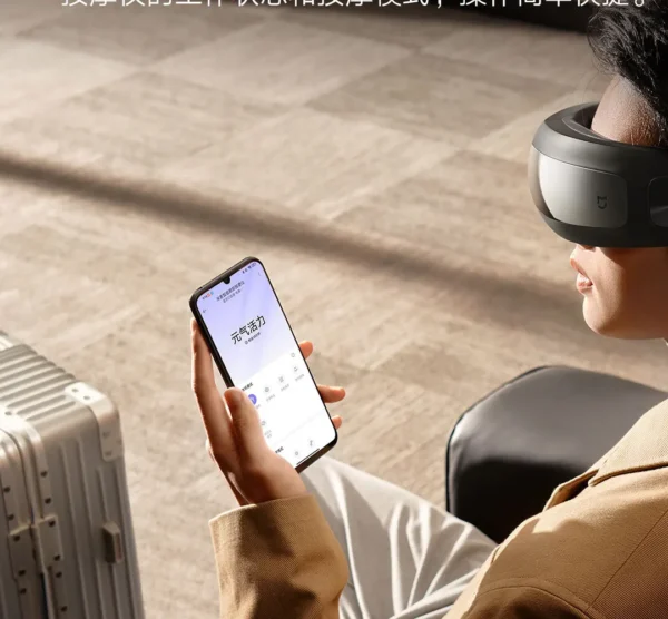 Xiaomi Mijia Smart Eye Massager Hot compress Zone Massage Visual Folding Massage Glasses Custom Eye Health Work With Mi Home APP - Image 22