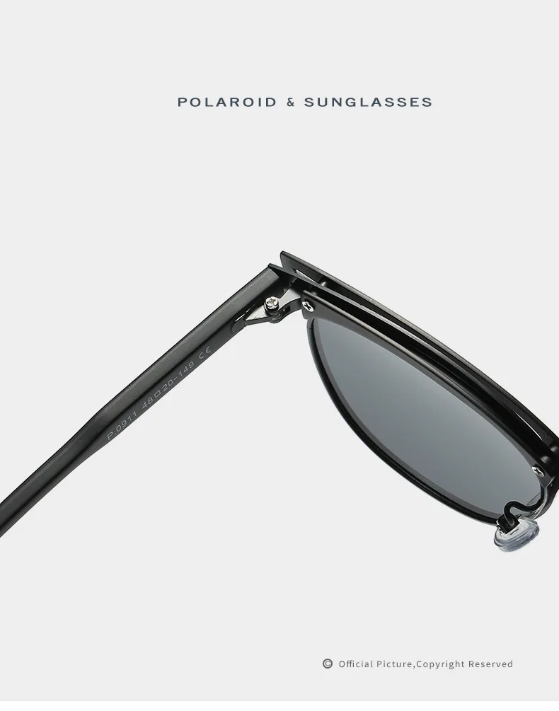 Polarizing Sunglasses Men Small Round Frame Retro Flow Sun Protection UV Glasses Sports Outdoor Travel Eyewear T248 - Image 16
