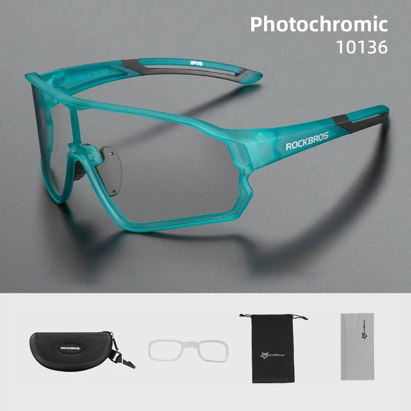 ROCKBROS Photochromic Bike Glasses UV400 Sun Protection Goggles Bicycle Sunglasses Sports Men Women Outdoor Eyewear - Image 7