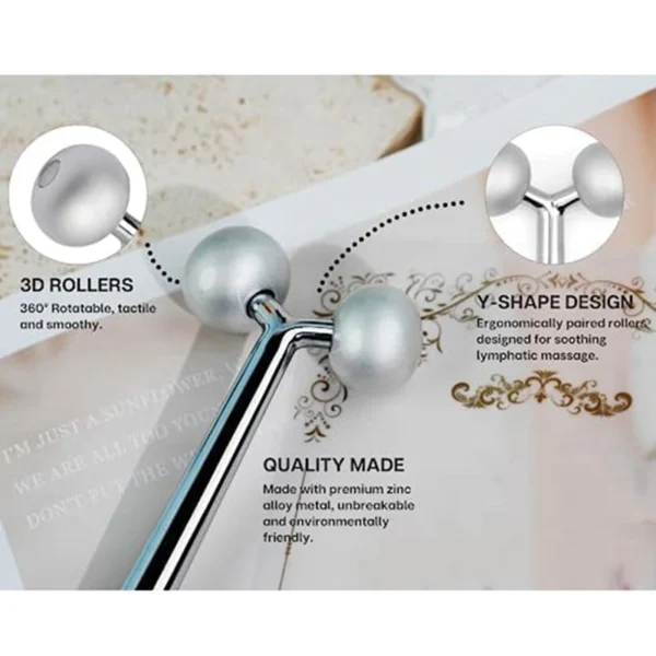1 PCS Facial Roller Facial Sculpting Tool Face Slimming Massage Roller For Contouring, Jawline - Image 3