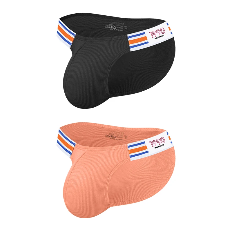 1/2/3/4 PCS Summer Hot Item Men's Briefs High Fork Triangle Pants Cotton Fabric Bikini Sea Blue Striped Elastic Band Underwear - Image 24