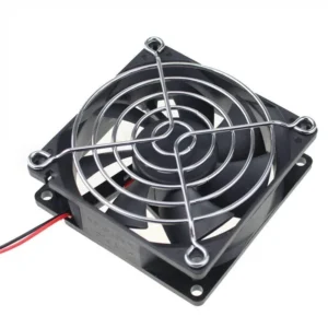 DC 5V 12V 24V Cooling Fan 80x80x25mm 2-Pin Cooler Fans Brushless Cooler Radiator for Computer Case Amplifiers