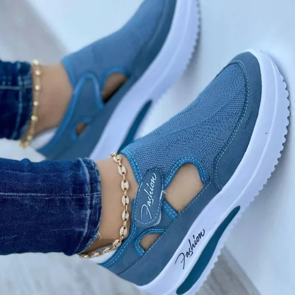 Red Sneakers Women Shoes Woman Tennis Shoes Canvas Shoe Female Casual Shoes Ladies Sport Shoes Platform Sneaker Hollow Out Shoes - Image 10