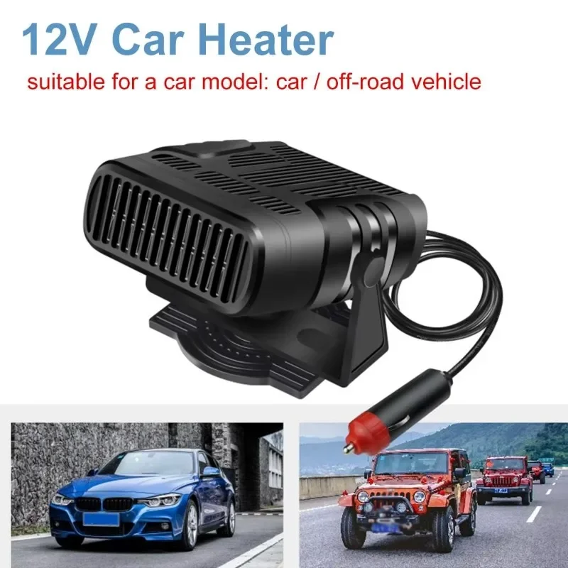 12/24V Car Heater 2 in 1 Car Cooling & Heater Fan Car Windshield Fast Heating Defrost Defogger Electric Heating Dryer Demister - Image 3