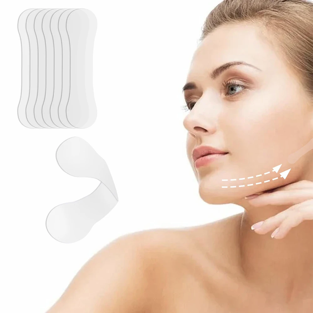 100Pcs Face Lift Invisible Tapes for Face V Line Eyes Lifting Wrinkle Remover Tighten Chin Tape V-Shaped Facial Skin Care Tool - Image 9
