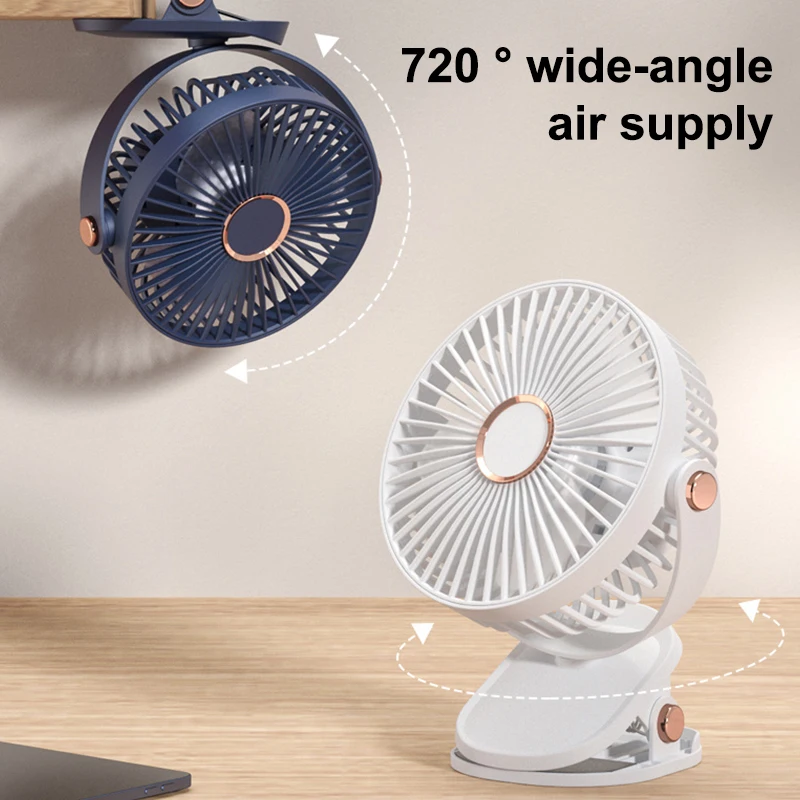 Portable Desktop Mini Clip Cooling Fan For Stroller Home Office Summer Hanging Wind Air Cooler Long Battery Life High Speed - Image 19