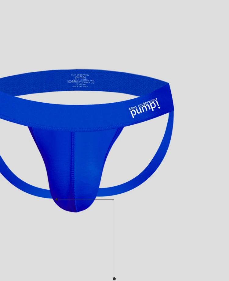 1/2/3/4 PCS Men Underwear Stripes Independent U-shaped Gay Men's Jockstrap Bikini Slip Tanga String Thong Breathable Cotton - Image 36