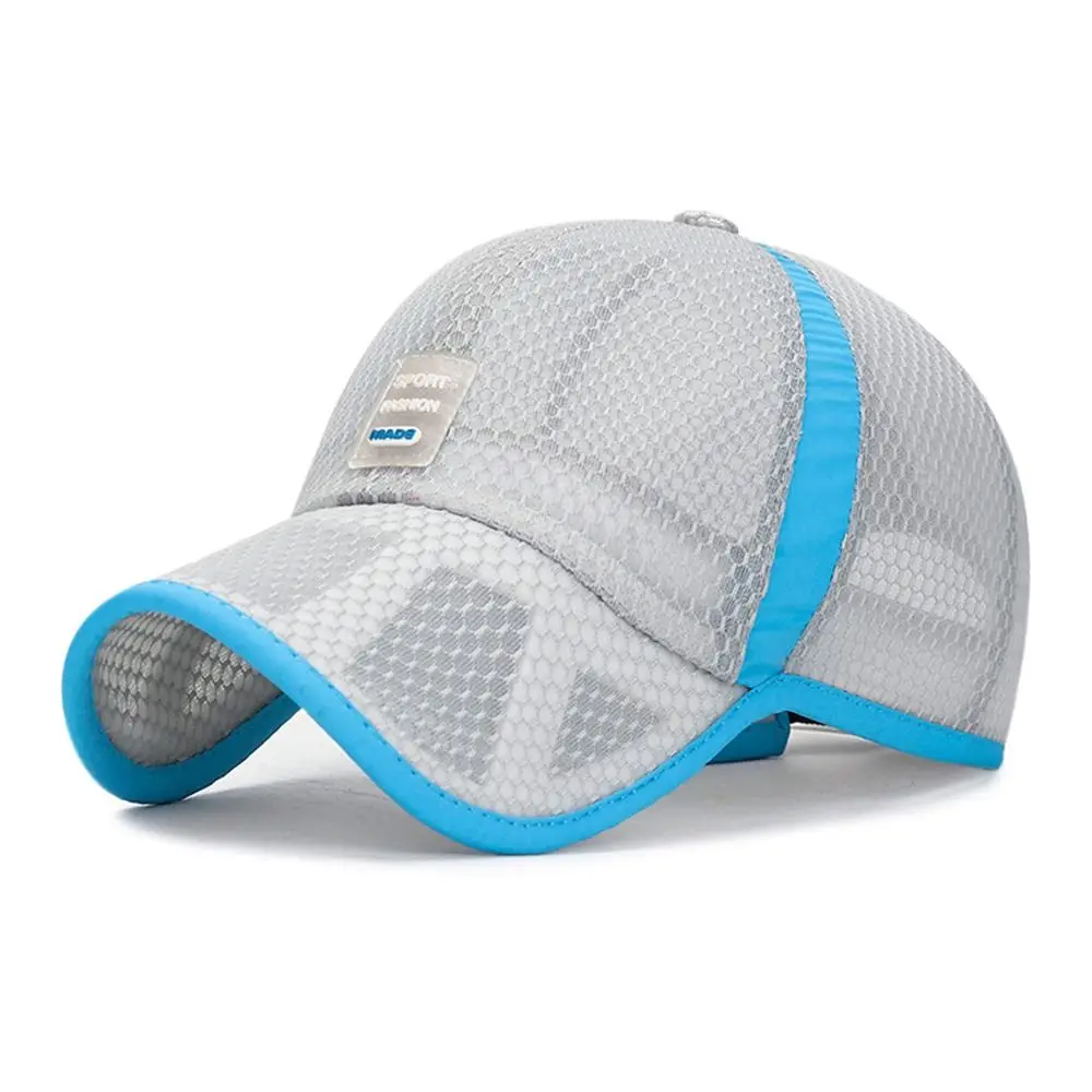 Breathable Fashion Children Boys Girls Full Mesh Hats Baseball Cap Sun Protection Caps Summer Sunscreen Hats - Image 9