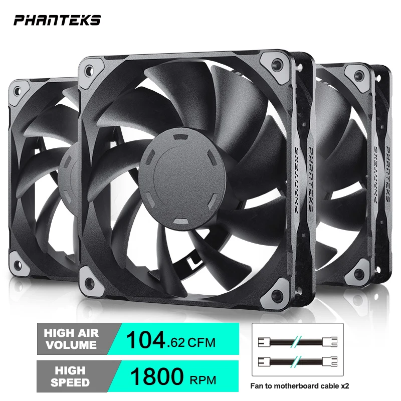 Phanteks M25 140 Case Fan Desktop Cooling Fans FDB Hydraulic Bearing 4pin PWM Temperature Control 2000rpm Air Volume Type - Image 11