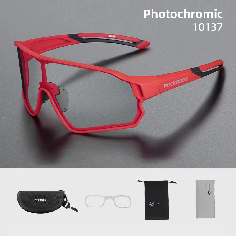 ROCKBROS Photochromic Bike Glasses UV400 Sun Protection Goggles Bicycle Sunglasses Sports Men Women Outdoor Eyewear - Image 9