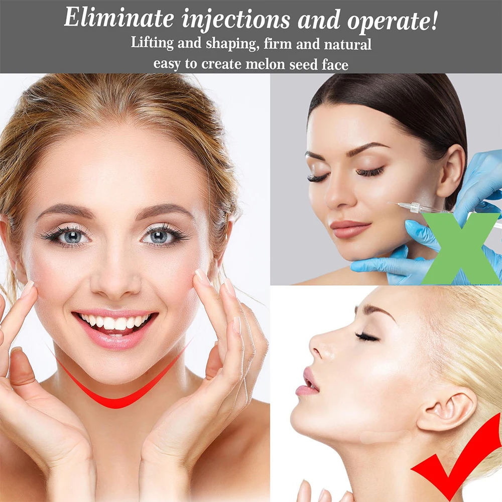 100Pcs Face Lift Invisible Tapes for Face V Line Eyes Lifting Wrinkle Remover Tighten Chin Tape V-Shaped Facial Skin Care Tool - Image 12