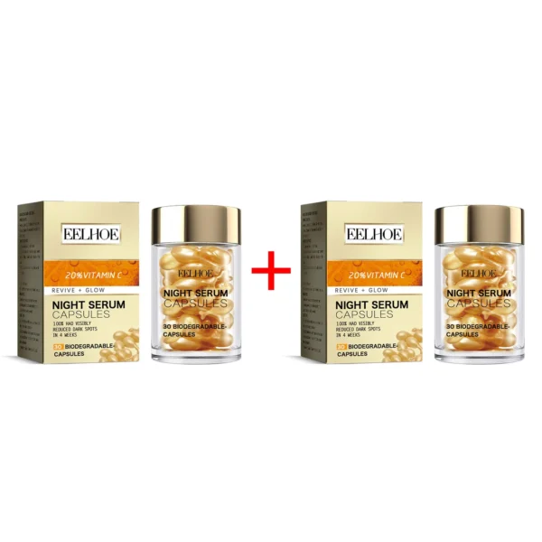 Vitamin C Facial Capsule Serum Moisturizing Anti Aging Wrinkle Removal Dark Spots Repair Acne Skin Rejuvenation Essence Capsules - Image 7