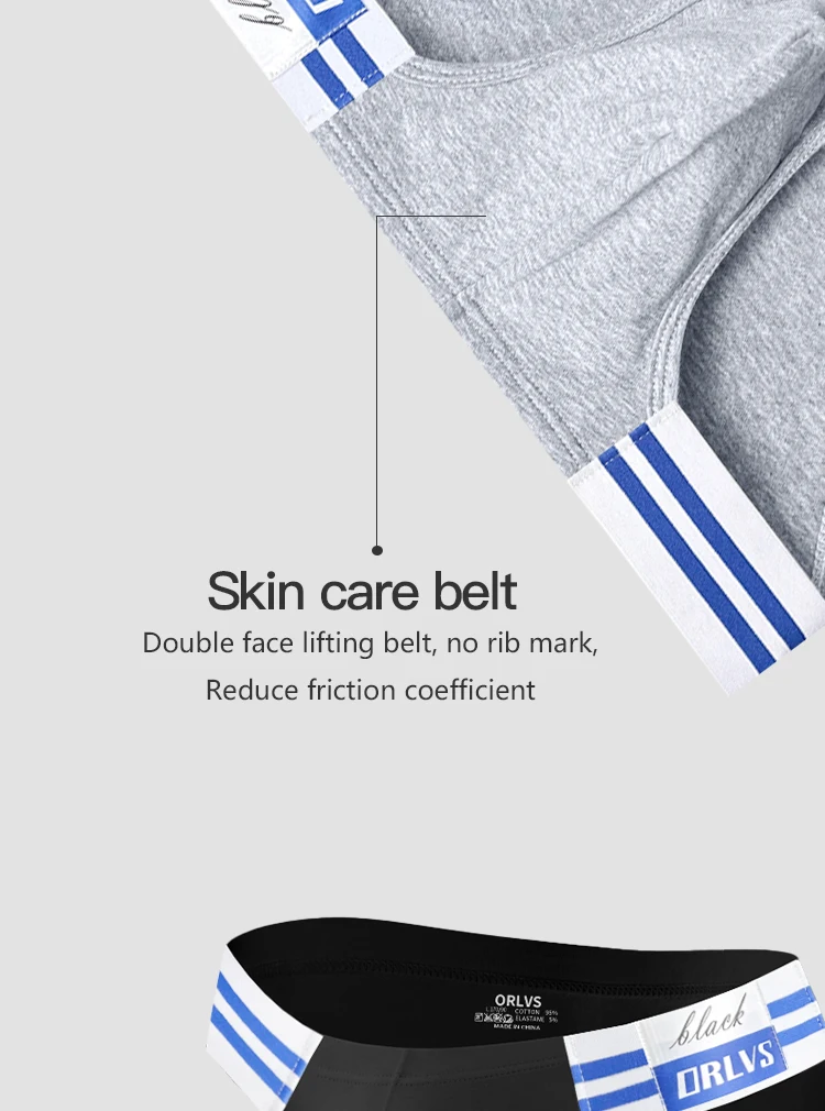 1/2/3/4 PCS Summer Hot Item Men's Briefs High Fork Triangle Pants Cotton Fabric Bikini Sea Blue Striped Elastic Band Underwear - Image 40