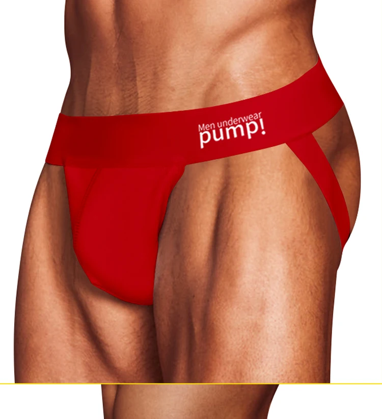 1/2/3/4 PCS Men Underwear Stripes Independent U-shaped Gay Men's Jockstrap Bikini Slip Tanga String Thong Breathable Cotton - Image 44