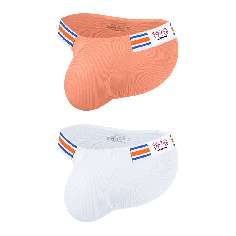 1/2/3/4 PCS Summer Hot Item Men's Briefs High Fork Triangle Pants Cotton Fabric Bikini Sea Blue Striped Elastic Band Underwear - Image 29