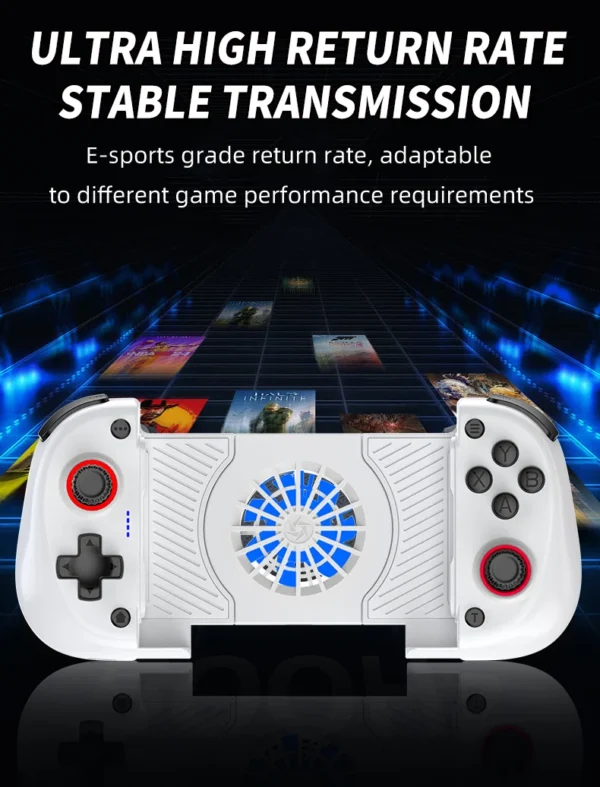 2 IN 1 Cooling Fan Stretching Gamepad X3 for Multi-Platform with Dual Hall,Dual vibration Motors&intelligence Bluetooth Chip - Image 17
