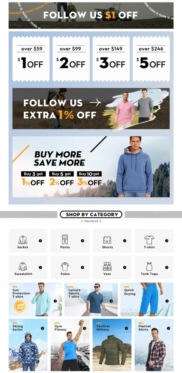 TACVASEN UPF80+ Long Sleeve Crewneck T-shirts Womens Outdoor Basic Tops Sun Protection Zipper Pocket Breathable Lightweight Tees - Image 29