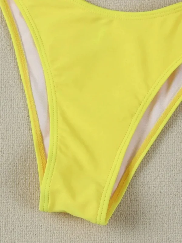 UETEEY 2025 New Summer Swimwear Bikini Set Sexy Solid Strapless Bikini 2 Piece Set Women Split Swimsuit Low Waist Beach Bikini - Image 28