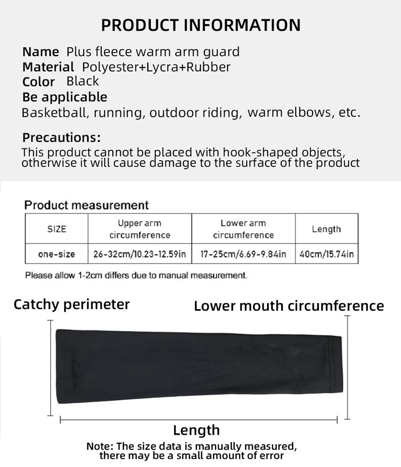 1 Pair Sports Arm Cover Outdoor Essentials UV Sun Protection Compression Black Guard Men Women Basketball Golf Cooling Sleeve - Image 9