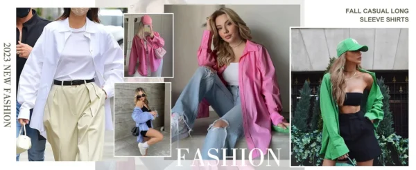 Street Fashion Blue and White Striped Shirt Women Irregular Long-Sleeved Oversized Smock 2024 Spring Loose Plaid Top Tide - Image 17