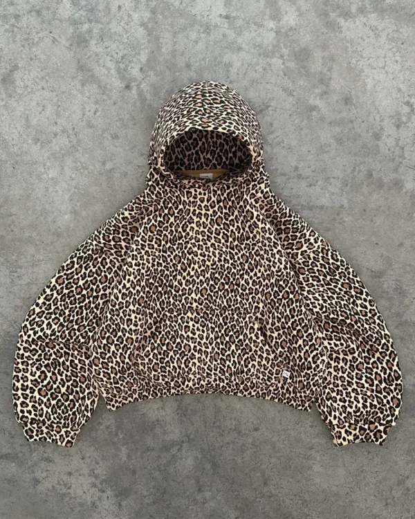 Y2K Hoodie vintage 2000s Camouflage Leopard print Harajuku Oversized hoodie Hip Hop streetwear Men women Sweatshirt Fashion Top - Image 9