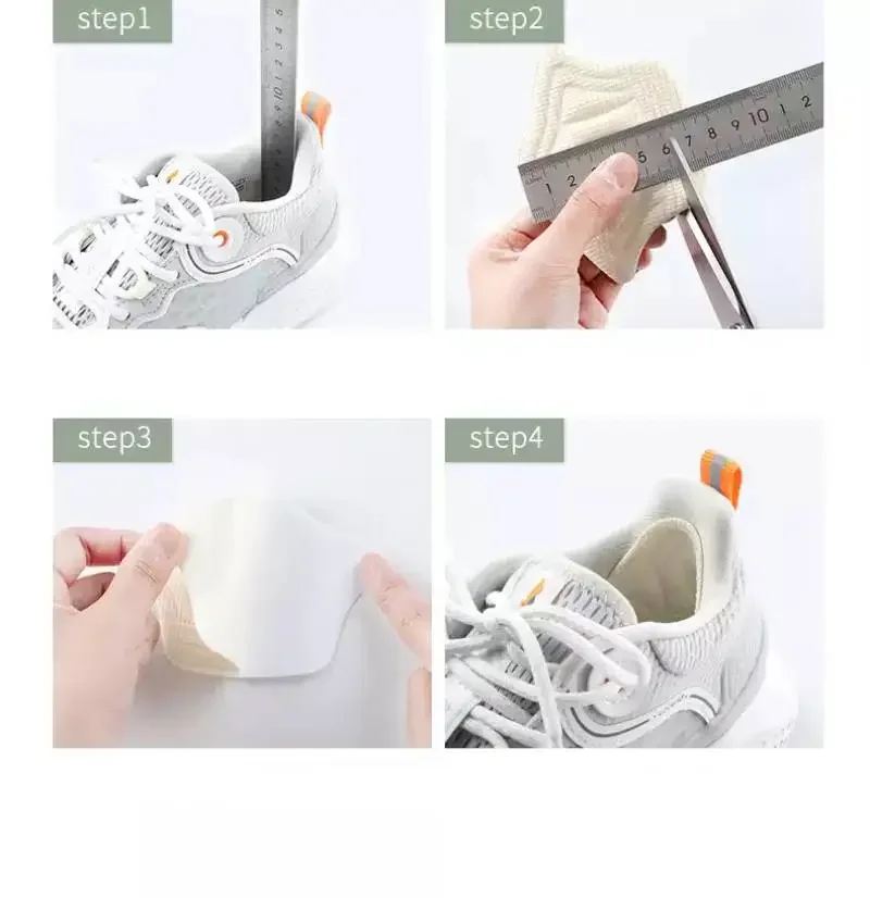 2/10pcs Insoles Patch Heel Pads for Sport Shoes Adjustable Size Heel Pad Pain Relief Cushion Insert Heel Protector Stickers - Image 19