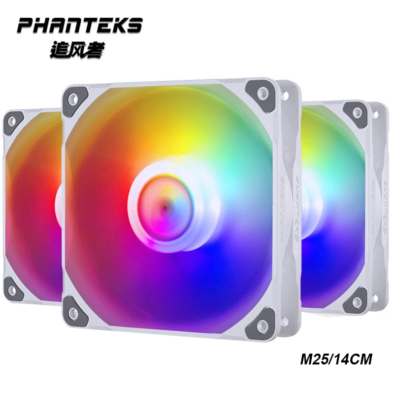 Phanteks M25 140 Case Fan Desktop Cooling Fans FDB Hydraulic Bearing 4pin PWM Temperature Control 2000rpm Air Volume Type - Image 2