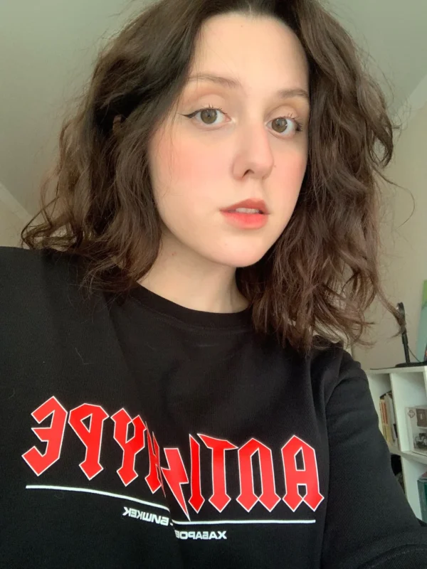 Women's T-Shirt Cotton Y2k Streetwear Letter Korean Fashion Print Goth Harajuku Vintage Tops Unisex Oversized Aesthetic Clothing - Image 32