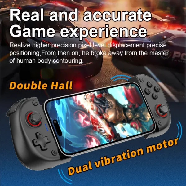 2 IN 1 Cooling Fan Stretching Gamepad X3 for Multi-Platform with Dual Hall,Dual vibration Motors&intelligence Bluetooth Chip - Image 6
