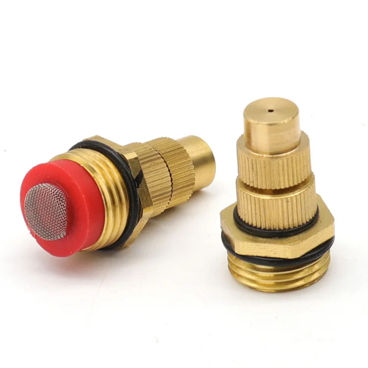 1/2  4 Point  Adjustable Brass Atomizing Sprayer Lawn Garden Sprinkler Heads Cooling Fogging Misting Nozzles Garden Sprinklers - Image 16