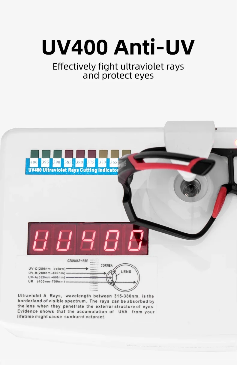 ROCKBROS Photochromic Bike Glasses UV400 Sun Protection Goggles Bicycle Sunglasses Sports Men Women Outdoor Eyewear - Image 19